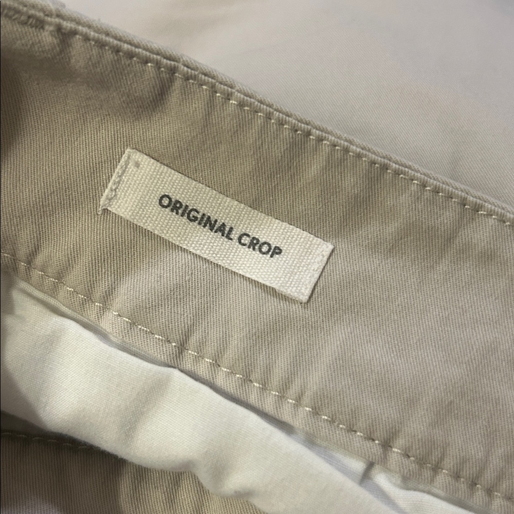 LOFT Beige Cropped Chino Pants - Picture 11 of 11